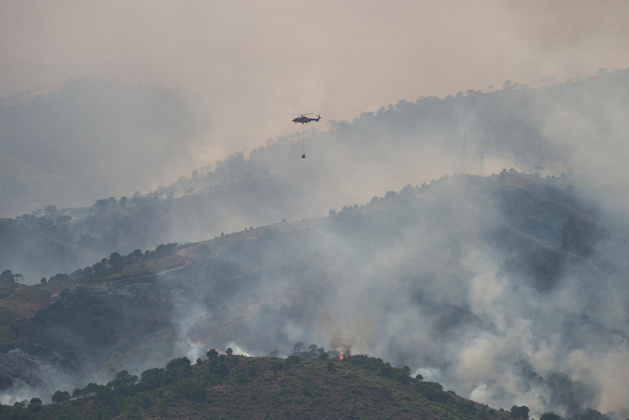 Incendio Málaga